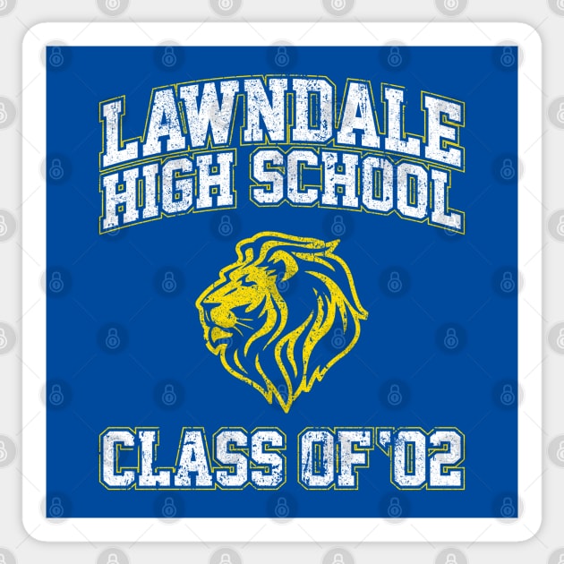 Lawndale High School Class of 02 - Daria Sticker by huckblade